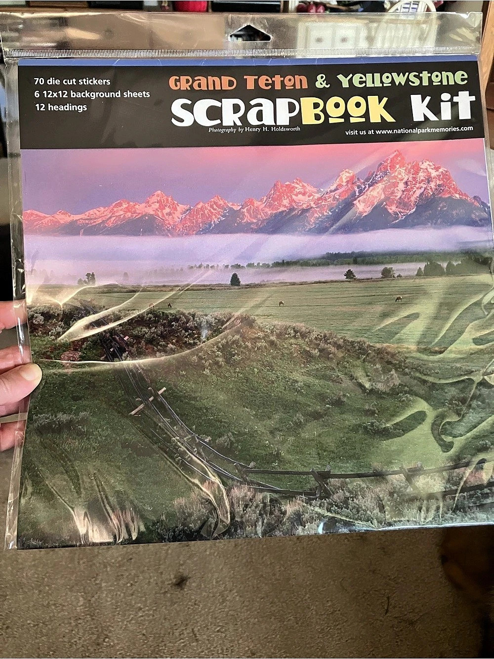 Grand Teton & Yellowstone Scrapbook Kit